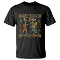 Le Boop Medieval Knight Dragon Fantasy Book Lover Humor T Shirt