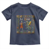 Le Boop Medieval Knight Dragon Fantasy Book Lover Humor Toddler T Shirt
