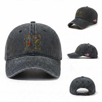Le Boop Medieval Knight Dragon Fantasy Book Lover Humor Washed Cotton Baseball Cap