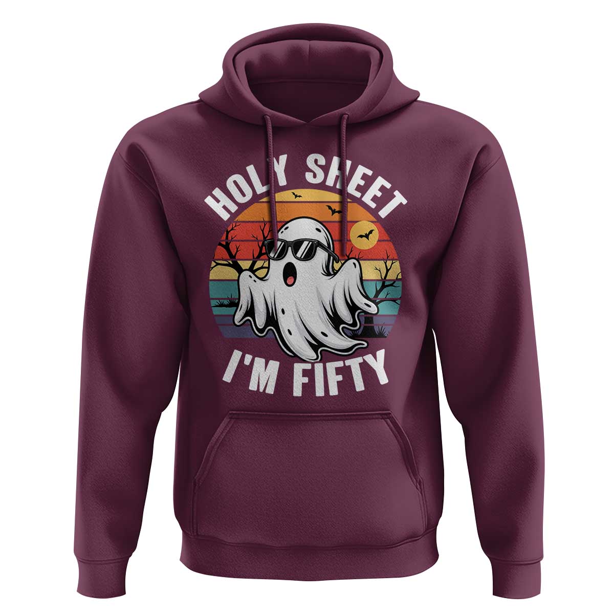 50th Birthday Halloween Ghost Hoodie Holy Sheet I'm Fifty