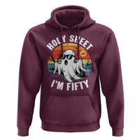 50th Birthday Halloween Ghost Hoodie Holy Sheet I'm Fifty