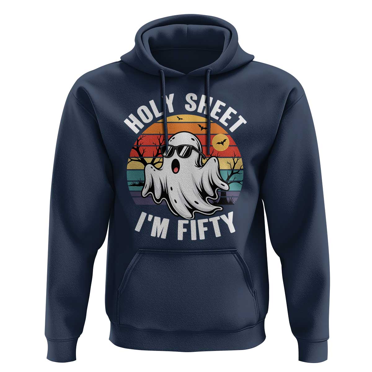 50th Birthday Halloween Ghost Hoodie Holy Sheet I'm Fifty