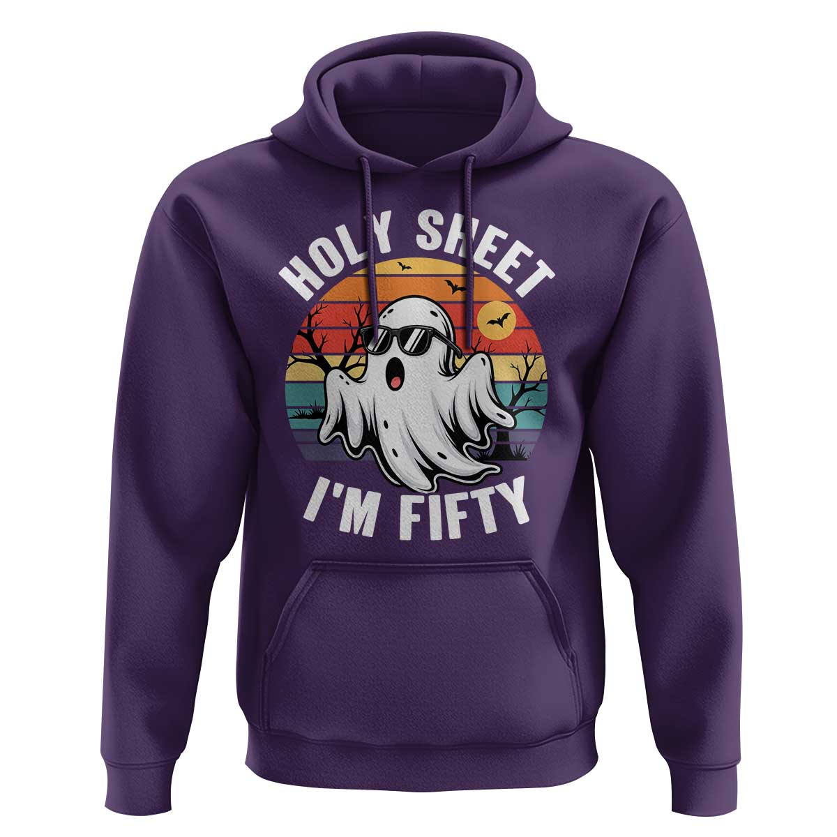 50th Birthday Halloween Ghost Hoodie Holy Sheet I'm Fifty