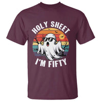 50th Birthday Halloween Ghost T Shirt Holy Sheet I'm Fifty