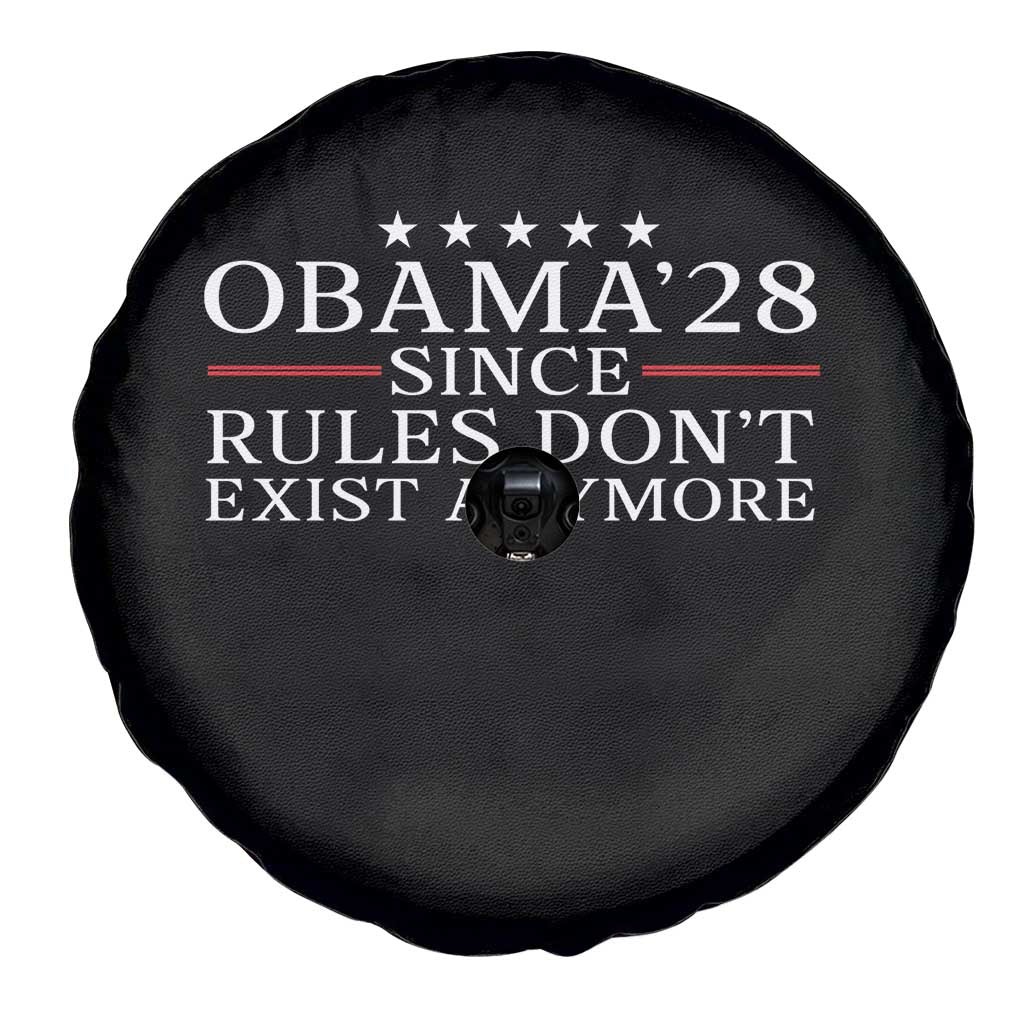 Obama 2028 Since Rules Don't Exist Anymore Spare Tire Cover Funny Political Sarcastic Humor
