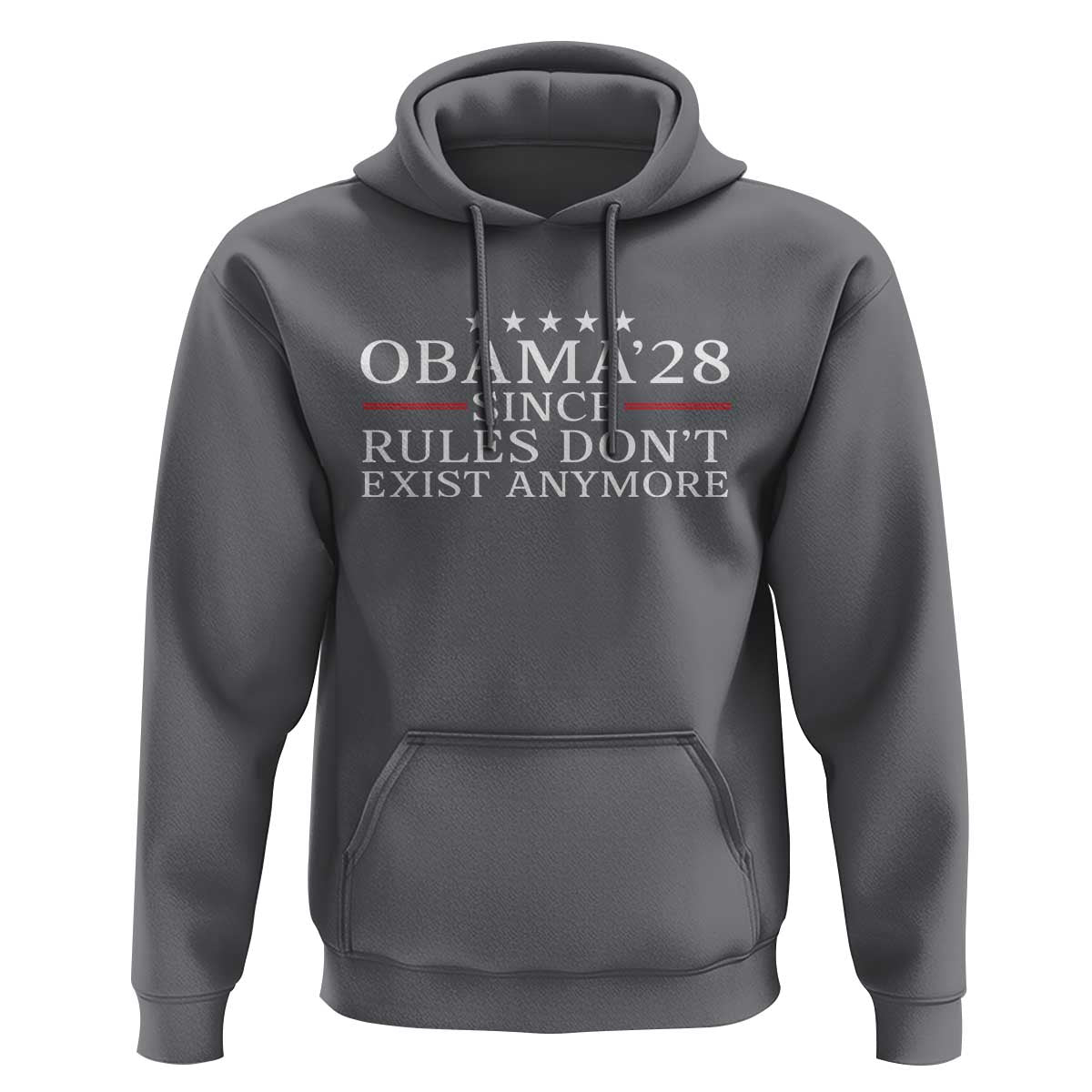 Obama 2028 Since Rules Don't Exist Anymore Hoodie Funny Political Sarcastic Humor