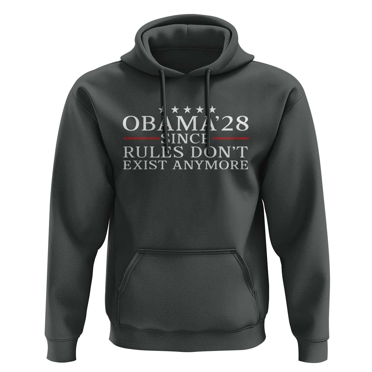 Obama 2028 Since Rules Don't Exist Anymore Hoodie Funny Political Sarcastic Humor