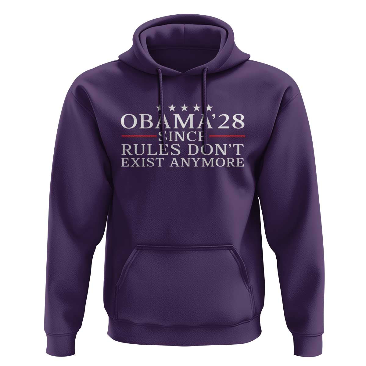 Obama 2028 Since Rules Don't Exist Anymore Hoodie Funny Political Sarcastic Humor