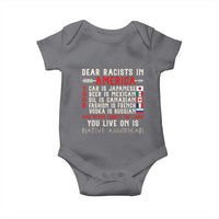 Dear Racists in America You Live On is Native American Baby Onesie Anti Racism Indigenous Political Humor