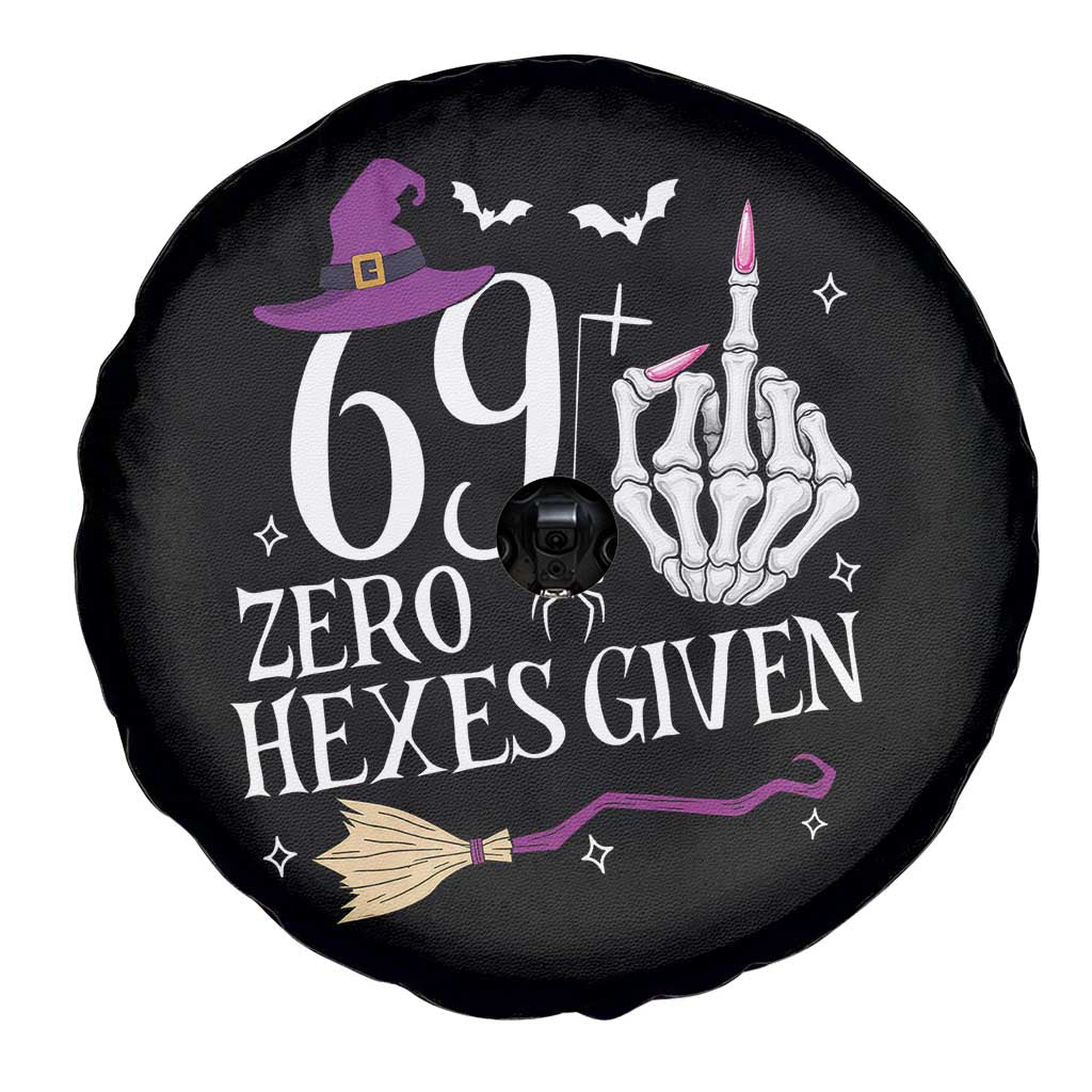 70th Birthday Halloween Spare Tire Cover 69 Plus Middle Finger Zero Hexes Given Gift For Women