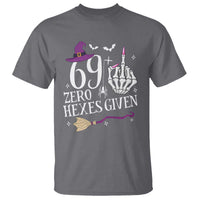 70th Birthday Halloween T Shirt 69 Plus Middle Finger Zero Hexes Given Gift For Women