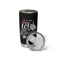 70th Birthday Halloween Tumbler Cup 69 Plus Middle Finger Zero Hexes Given Gift For Women