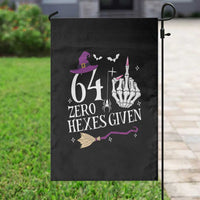 65th Birthday Halloween Garden Flag 64 Plus Middle Finger Zero Hexes Given Gift For Women