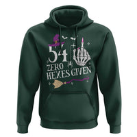55th Birthday Halloween Hoodie 54 Plus Middle Finger Zero Hexes Given Gift For Women