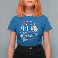 45th Birthday Halloween T Shirt For Women 44 Plus Middle Finger Zero Hexes Given Gift For Women
