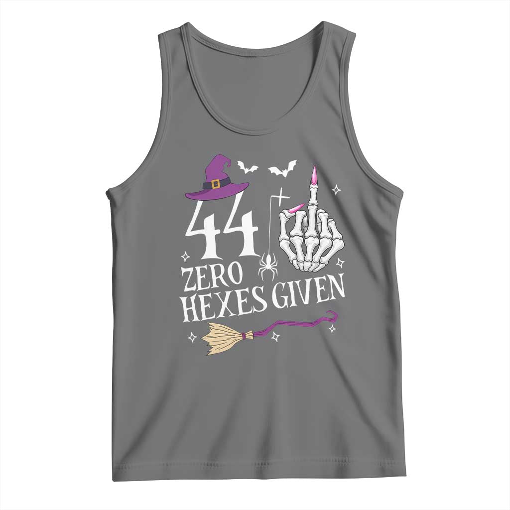 45th Birthday Halloween Tank Top 44 Plus Middle Finger Zero Hexes Given Gift For Women