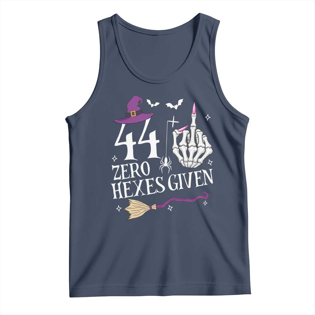 45th Birthday Halloween Tank Top 44 Plus Middle Finger Zero Hexes Given Gift For Women