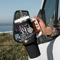 40th Birthday Halloween Tumbler With Handle 39 Plus Middle Finger Zero Hexes Given Gift For Women