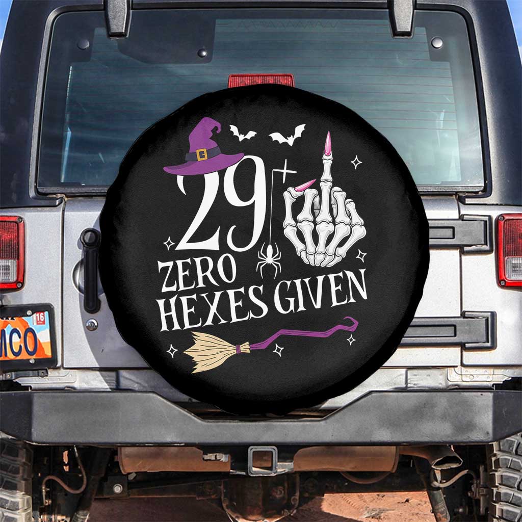 30th Birthday Halloween Spare Tire Cover 29 Plus Middle Finger Zero Hexes Given Gift For Women