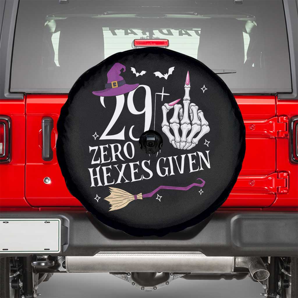 30th Birthday Halloween Spare Tire Cover 29 Plus Middle Finger Zero Hexes Given Gift For Women