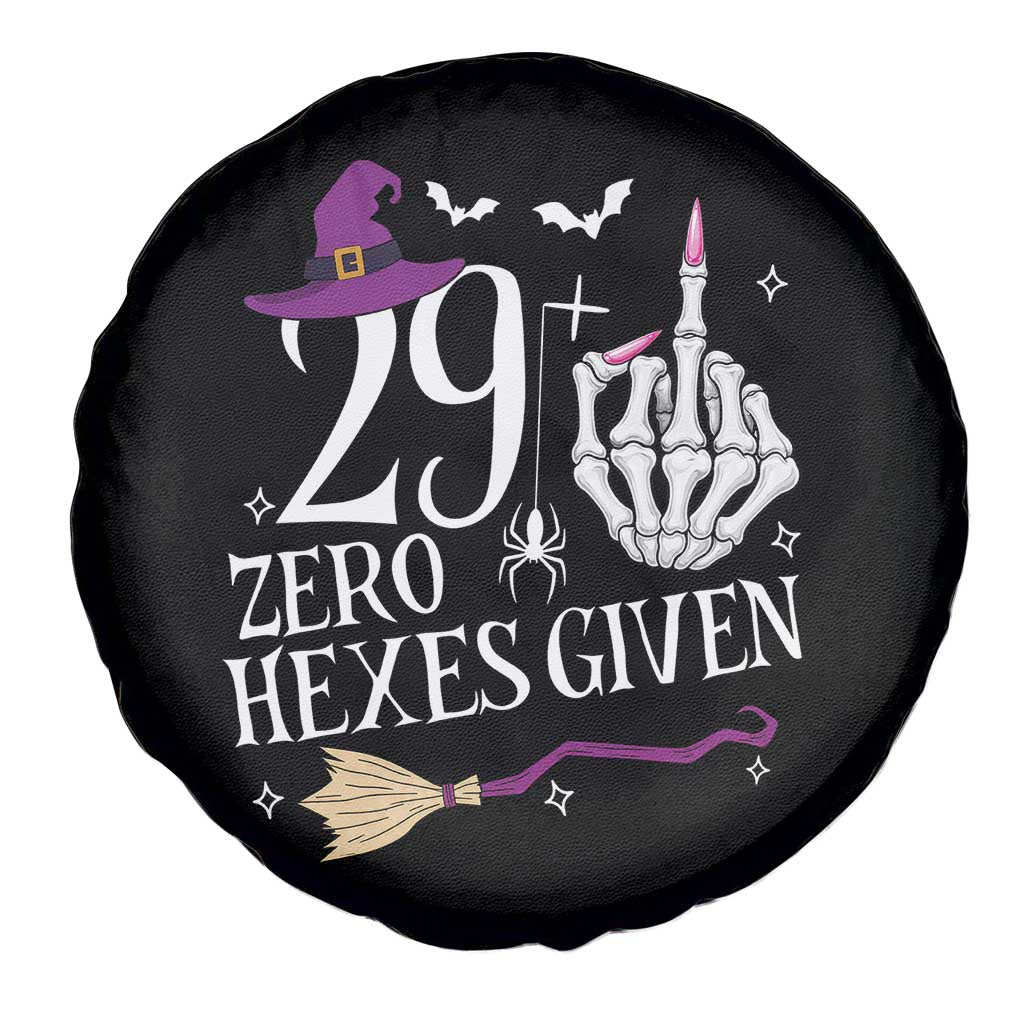 30th Birthday Halloween Spare Tire Cover 29 Plus Middle Finger Zero Hexes Given Gift For Women
