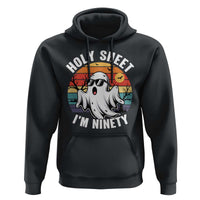 90th Birthday Halloween Ghost Hoodie Holy Sheet I'm Ninety