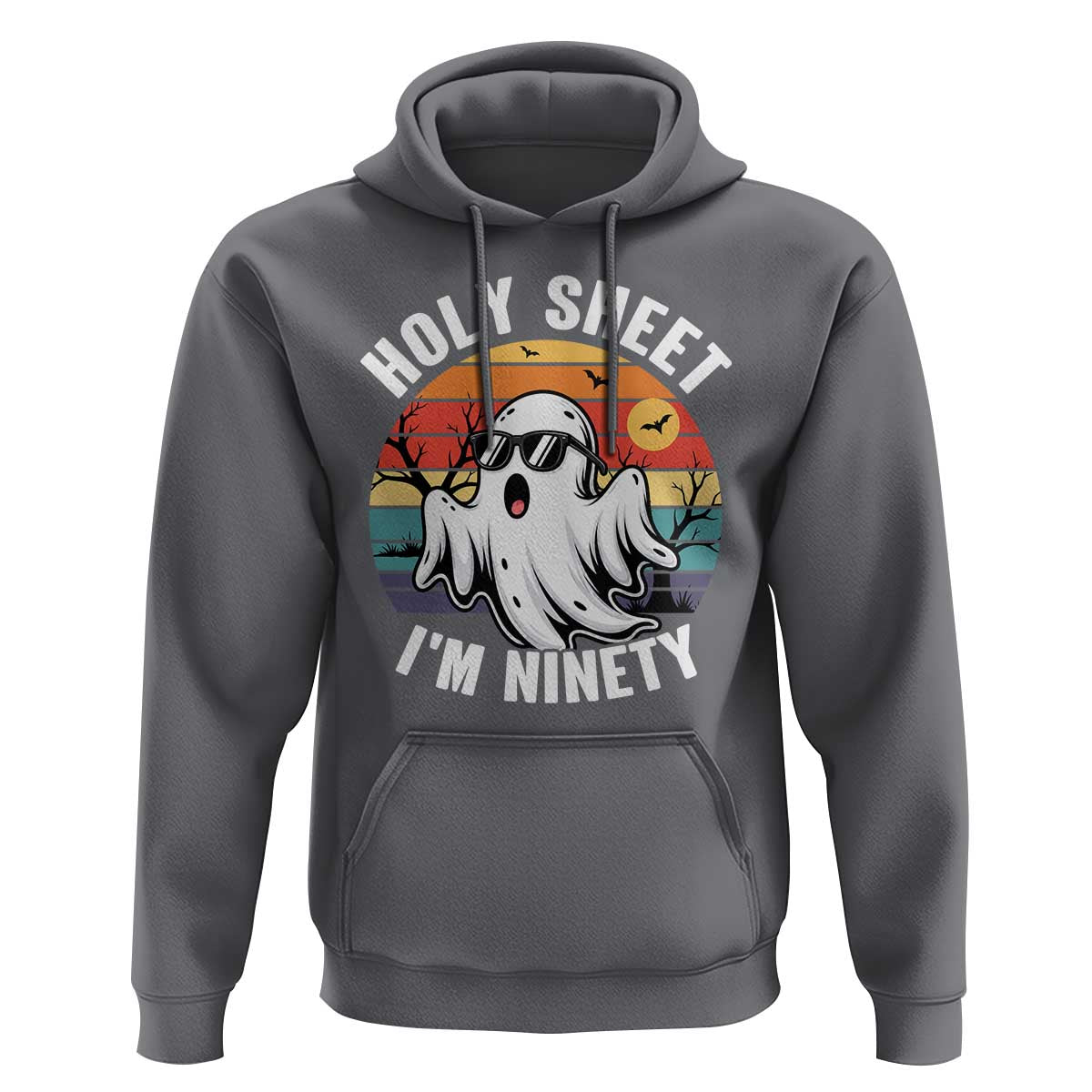 90th Birthday Halloween Ghost Hoodie Holy Sheet I'm Ninety
