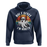 90th Birthday Halloween Ghost Hoodie Holy Sheet I'm Ninety