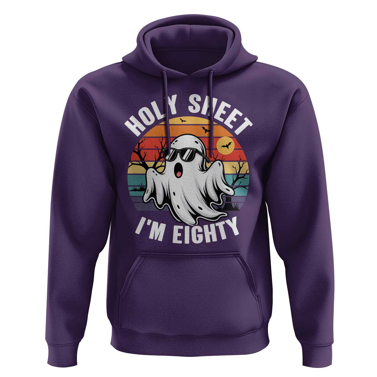 80th Birthday Halloween Ghost Hoodie Holy Sheet I'm Eighty
