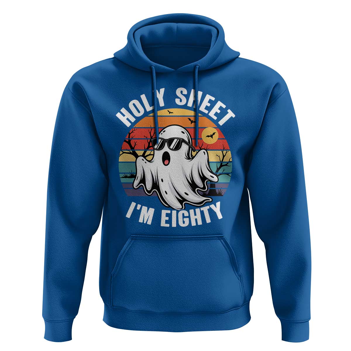 80th Birthday Halloween Ghost Hoodie Holy Sheet I'm Eighty