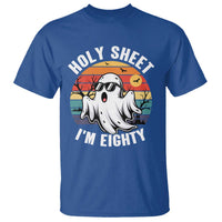 80th Birthday Halloween Ghost T Shirt Holy Sheet I'm Eighty