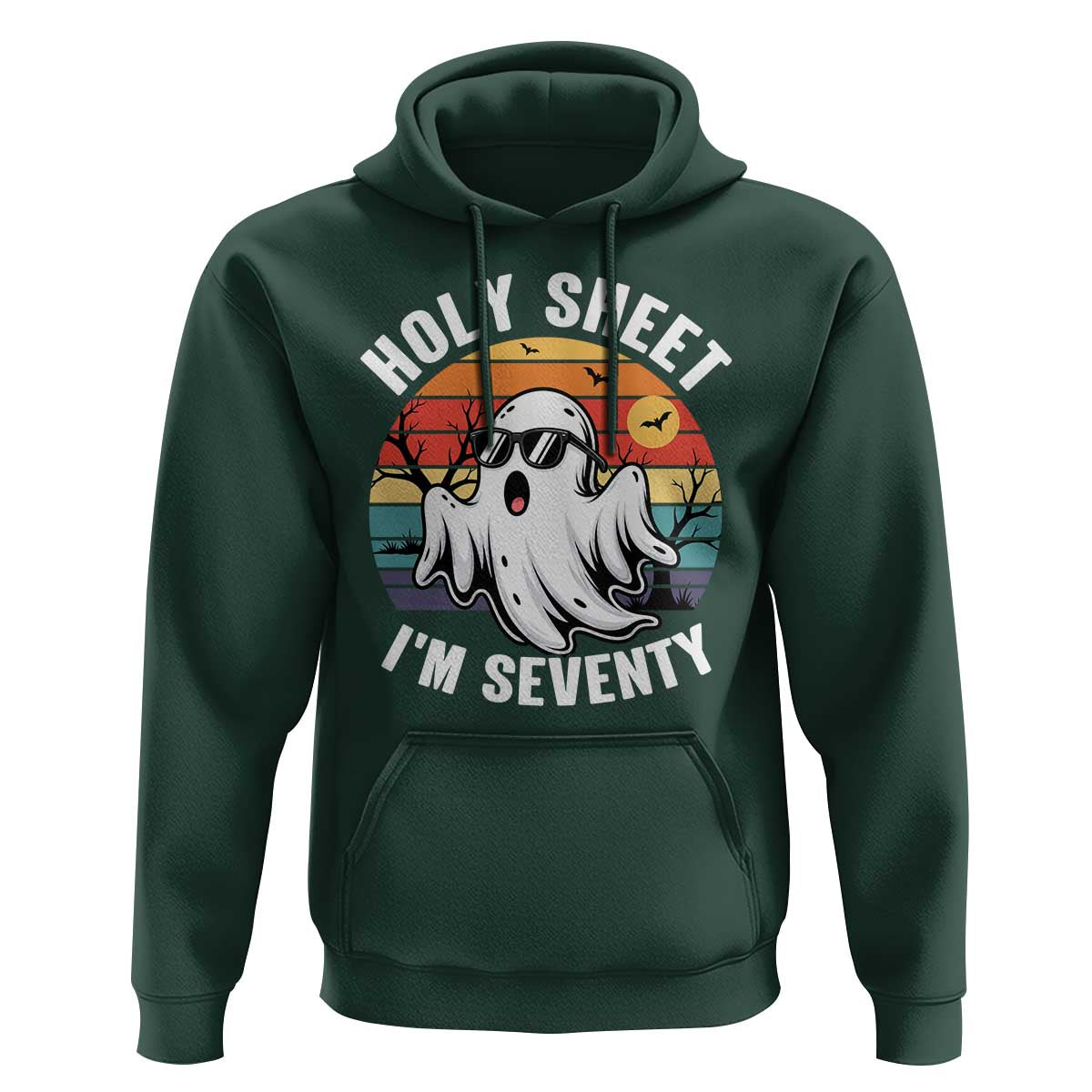 70th Birthday Halloween Ghost Hoodie Holy Sheet I'm Seventy