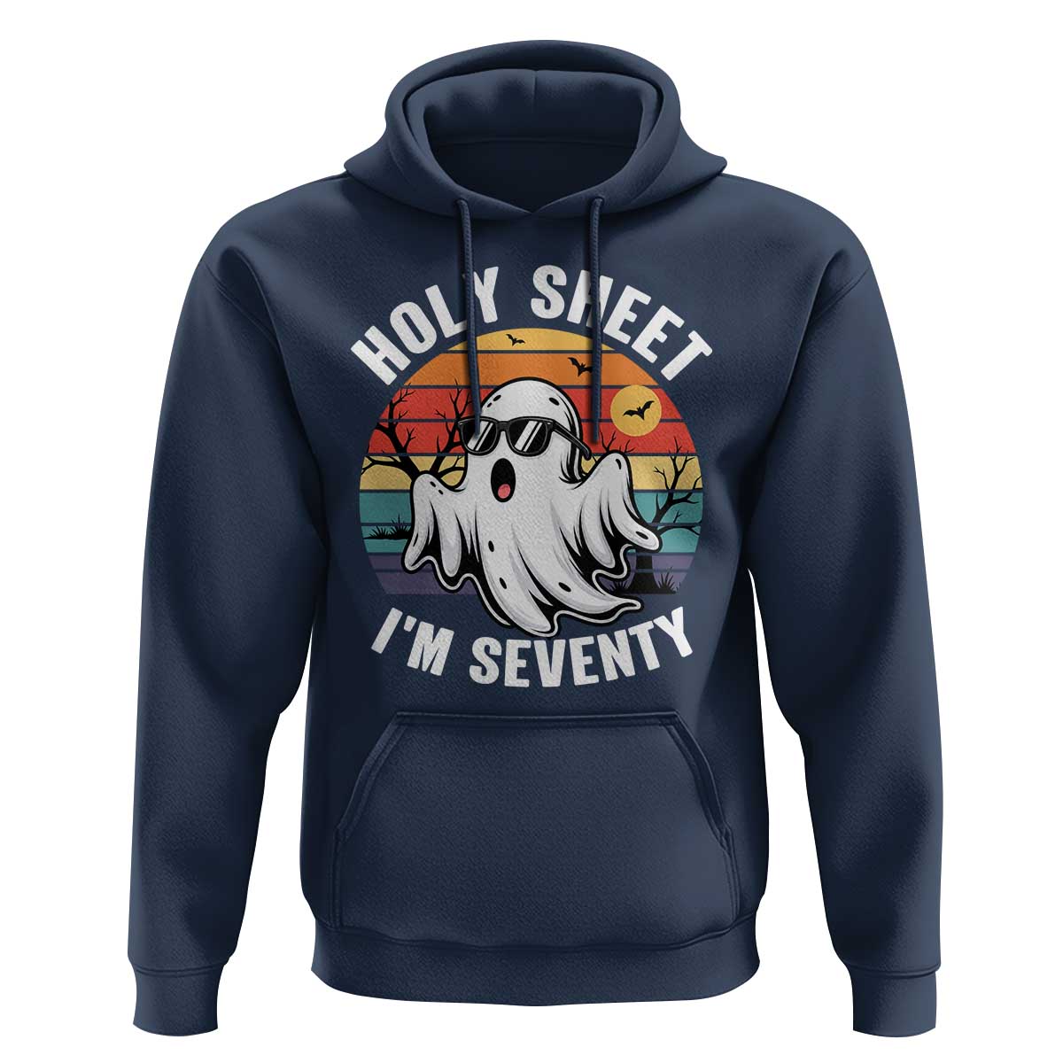 70th Birthday Halloween Ghost Hoodie Holy Sheet I'm Seventy