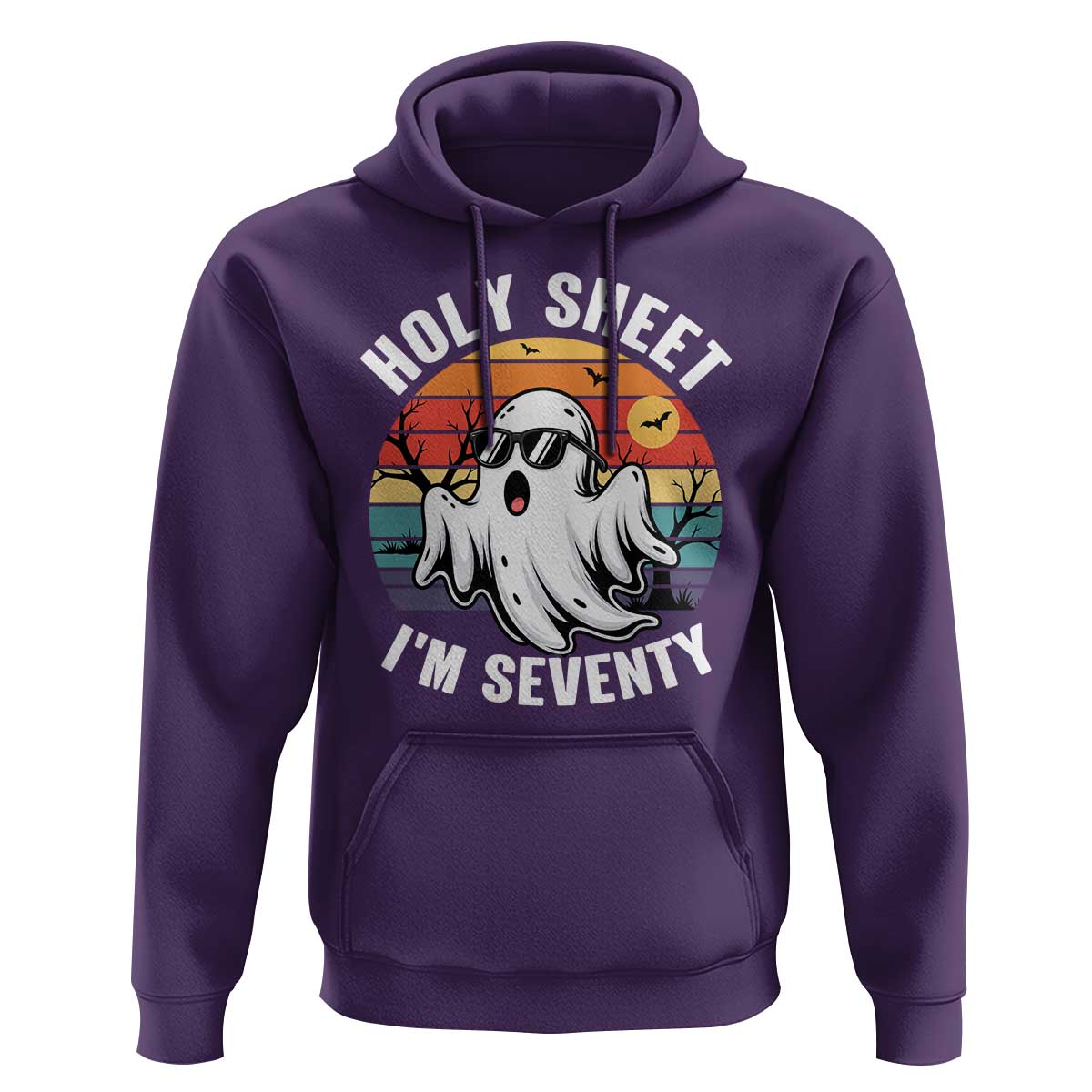 70th Birthday Halloween Ghost Hoodie Holy Sheet I'm Seventy