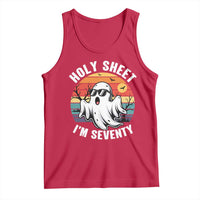 70th Birthday Halloween Ghost Tank Top Holy Sheet I'm Seventy