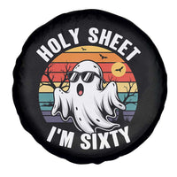 60th Birthday Halloween Ghost Spare Tire Cover Holy Sheet I'm Sixty