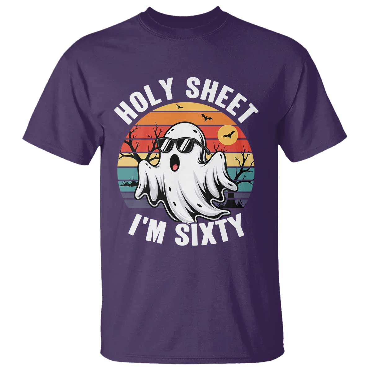 60th Birthday Halloween Ghost T Shirt Holy Sheet I'm Sixty