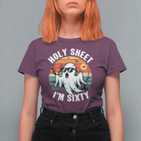 60th Birthday Halloween Ghost T Shirt For Women Holy Sheet I'm Sixty