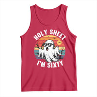 60th Birthday Halloween Ghost Tank Top Holy Sheet I'm Sixty