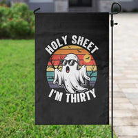 30th Birthday Halloween Ghost Garden Flag Holy Sheet I'm Thirty