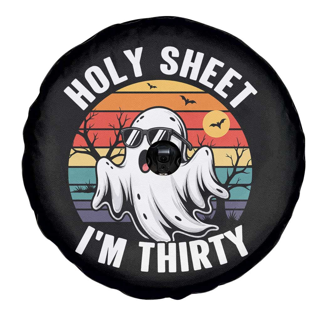 30th Birthday Halloween Ghost Spare Tire Cover Holy Sheet I'm Thirty