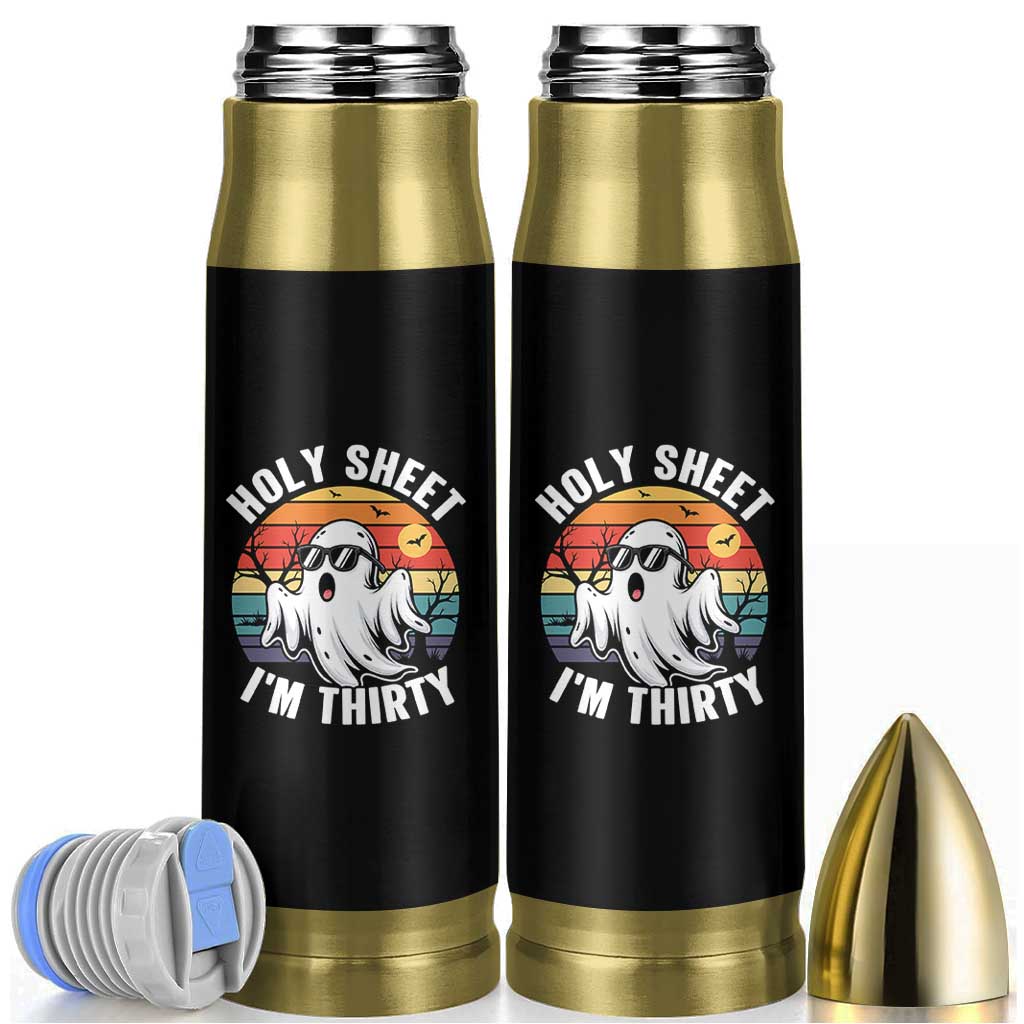30th Birthday Halloween Ghost Bullet Tumbler Holy Sheet I'm Thirty
