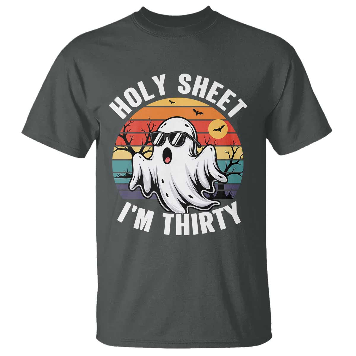 30th Birthday Halloween Ghost T Shirt Holy Sheet I'm Thirty