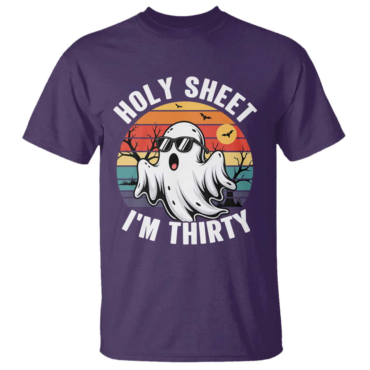 30th Birthday Halloween Ghost T Shirt Holy Sheet I'm Thirty