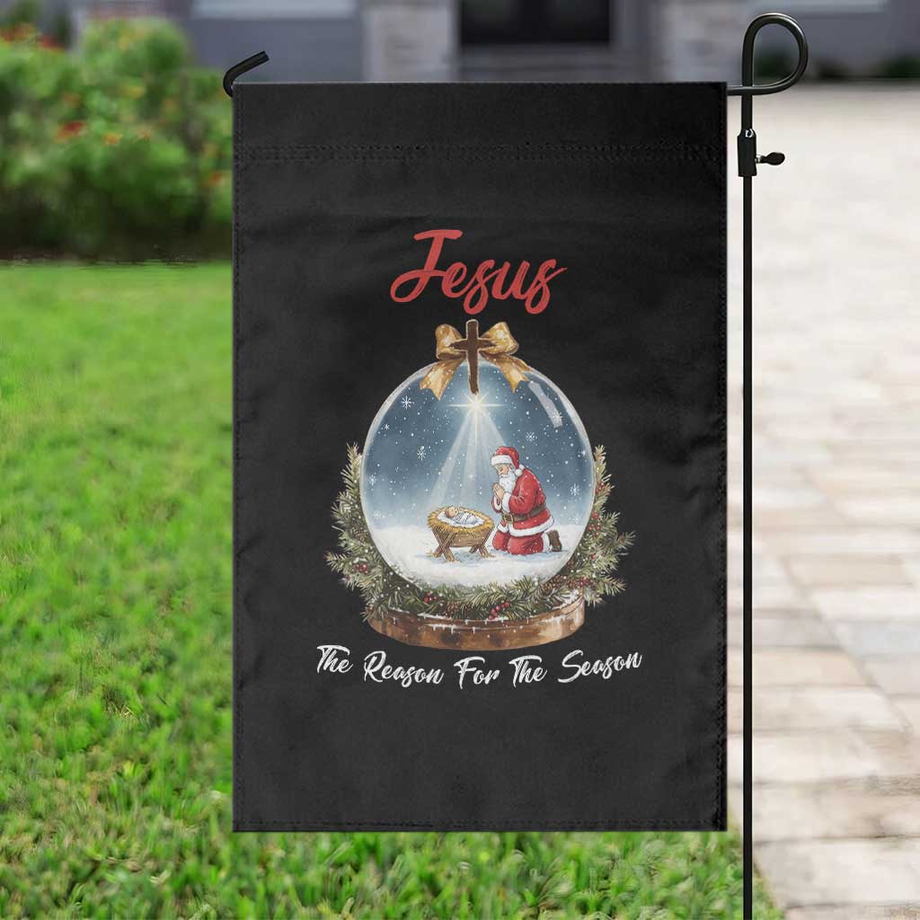 Jesus Santa Christmas Garden Flag The Reason For The Season - Wonder Print Shop