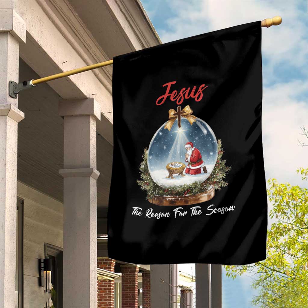 Jesus Santa Christmas Garden Flag The Reason For The Season - Wonder Print Shop
