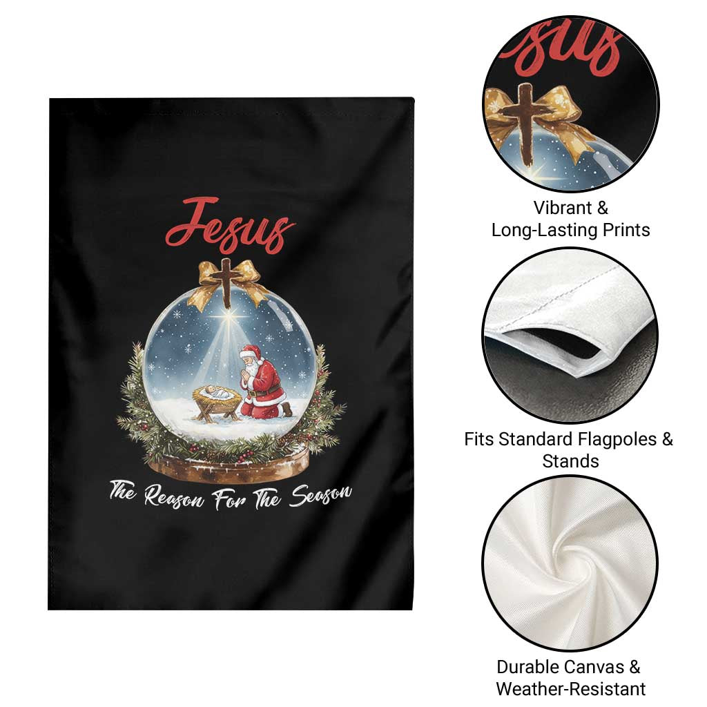 Jesus Santa Christmas Garden Flag The Reason For The Season - Wonder Print Shop