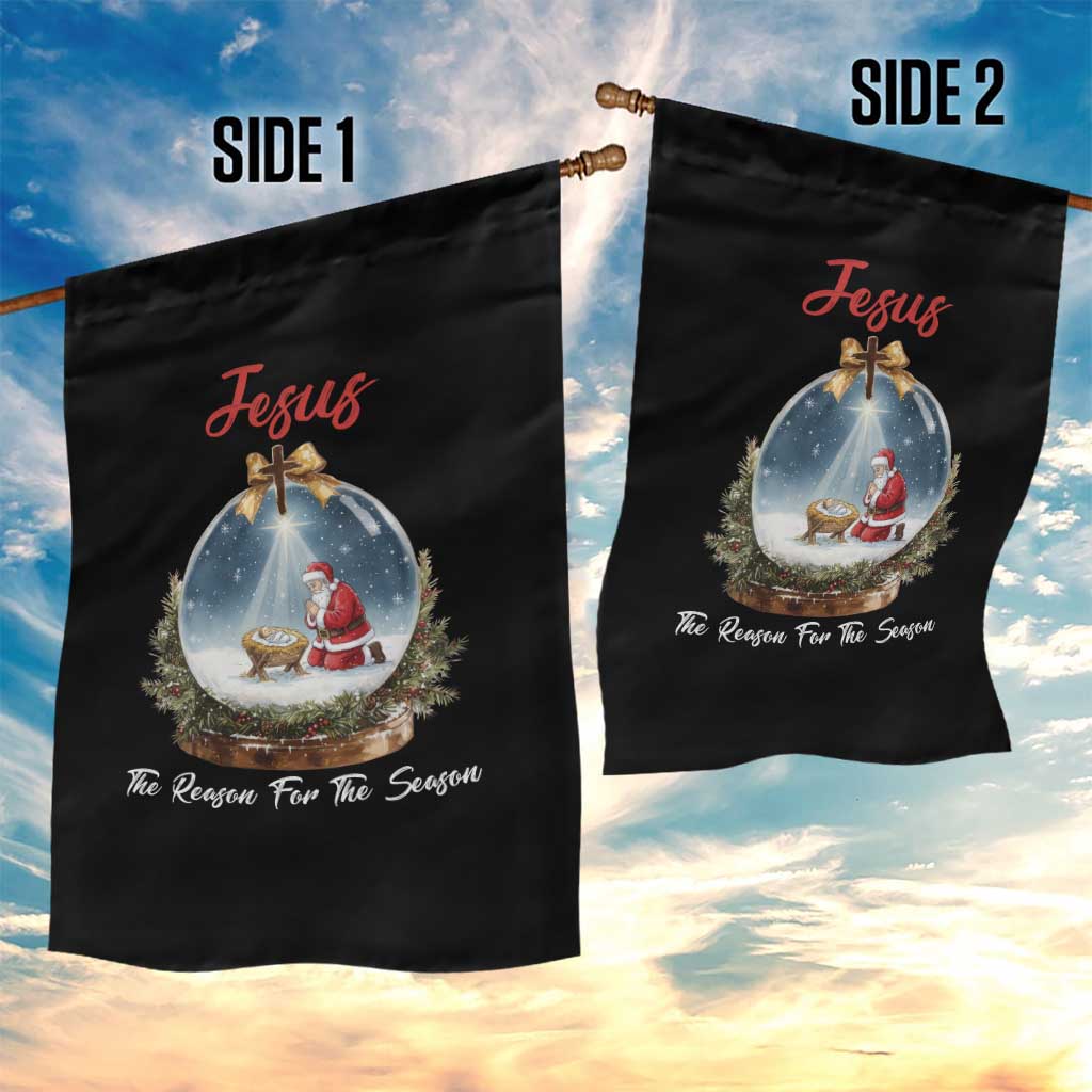 Jesus Santa Christmas Garden Flag The Reason For The Season - Wonder Print Shop