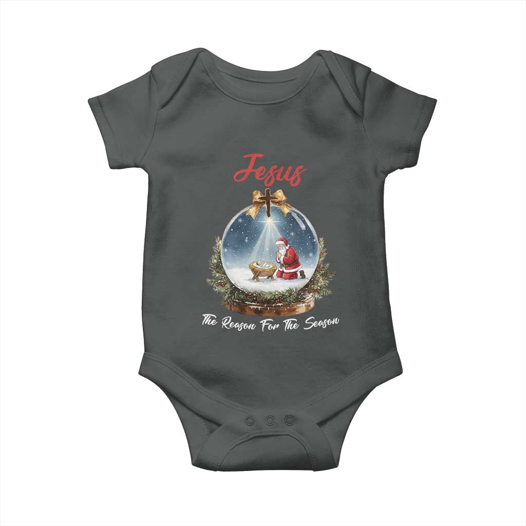 Jesus Santa Christmas Baby Onesie The Reason For The Season - Wonder Print Shop