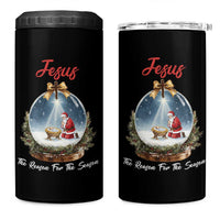 Jesus Santa Christmas 4 in 1 Can Cooler Tumbler The Reason For The Season - Wonder Print Shop